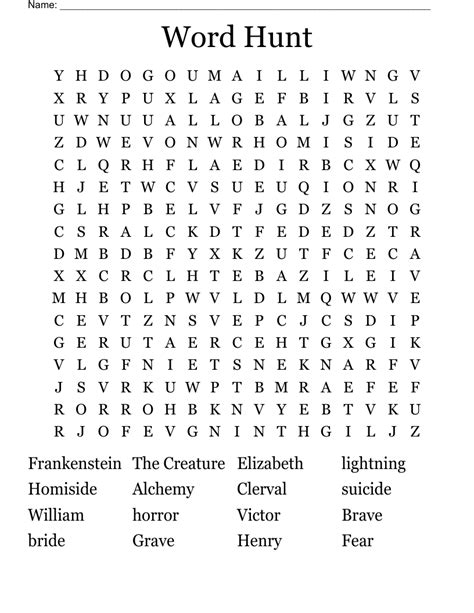 Word Hunt.
